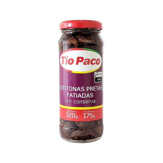 Azeitona Preta Fatiada