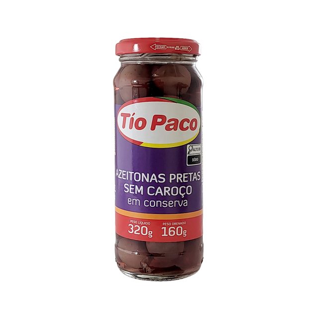 Azeitona Preta sem Caroço