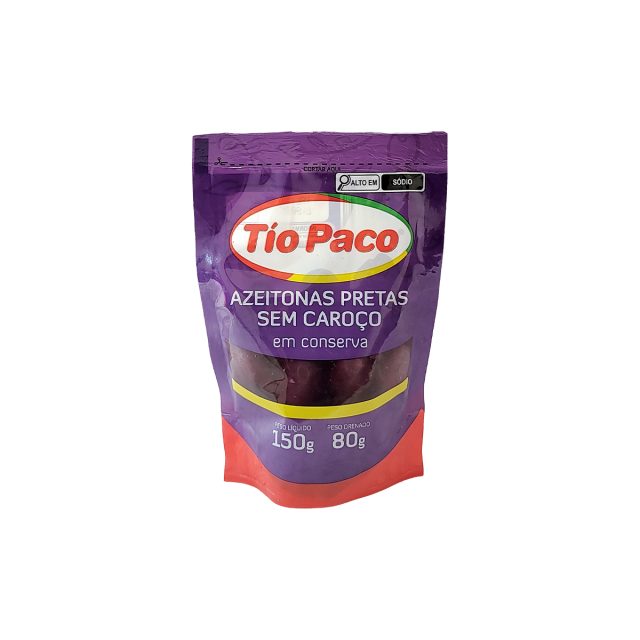 Azeitona Preta sem Caroço