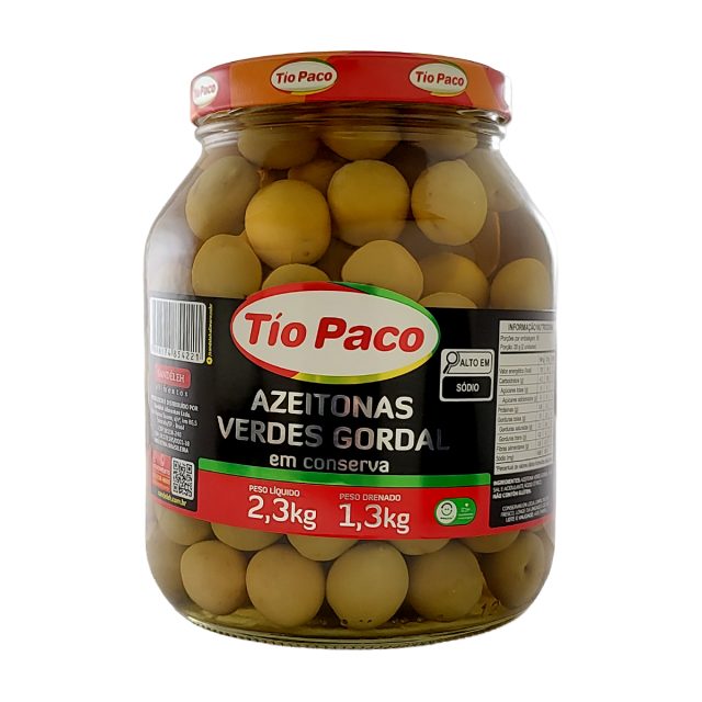 Azeitona Verde Gordal S/Caroço