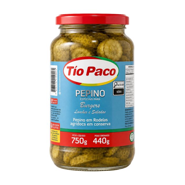 Pepino Rodelas Agridoce
