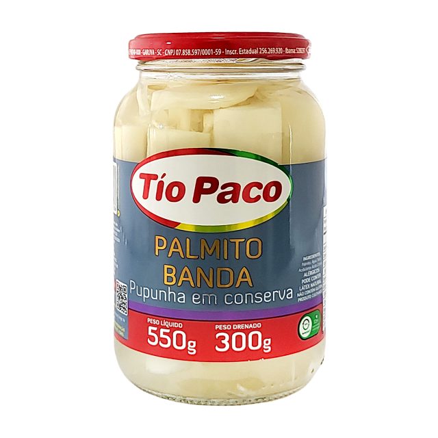 Palmito de Pupunha Banda