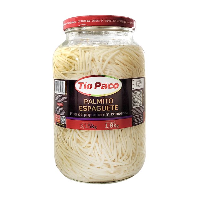Palmito de Pupunha Espaguete