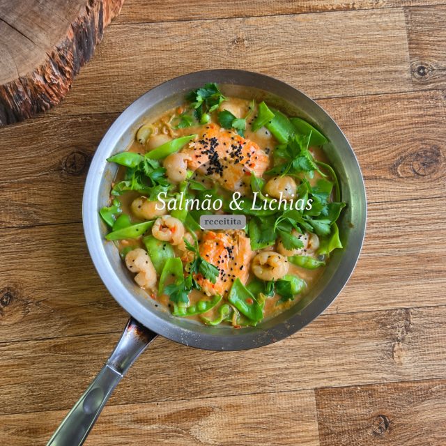 SALMÃO COM LICHIAS
